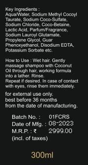 3-IN-1 BLACK HAIR DYE SHAMPOO (AYURVEDIC NO SIDE EFFECT)