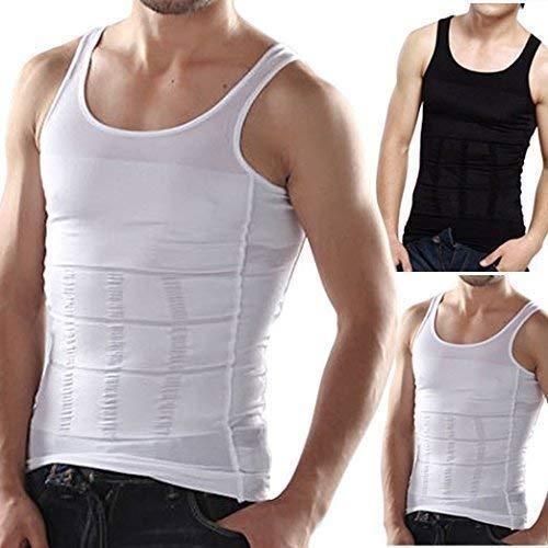 MEN'S SHAPER COOLING T-SHIRT- HIDE BELLY ROLLS, LOOK LEAN AND TONED