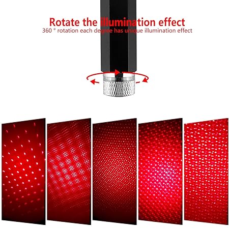 Avon Star Lamp USB Car Fancy Light (Red)