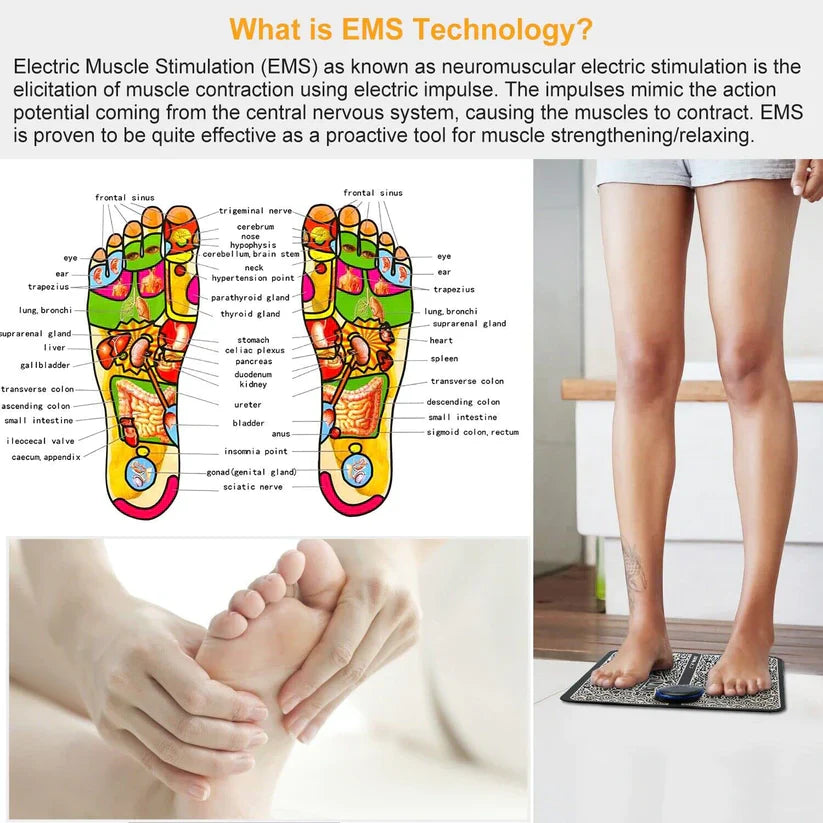 Relaxing EMS Foot Massager & stimulator (COD Available)