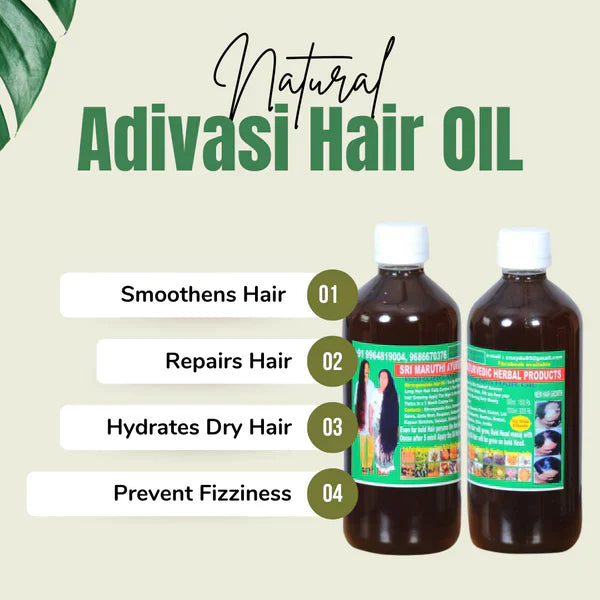 ADIVASI HERBAL HAIR OIL ( BUY 1 GET 1 FREE ) COD Available