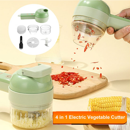 4 in 1 Handheld Electric Vegetable Cutter Set
