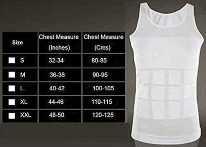 MEN'S SHAPER COOLING T-SHIRT- HIDE BELLY ROLLS, LOOK LEAN AND TONED