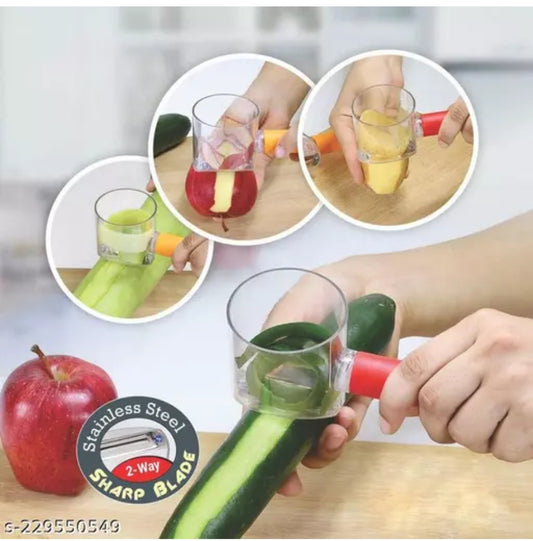Vegetable Peeler with Storage Box, the ultimate kitchen tool that makes peeling veggies a breeze!